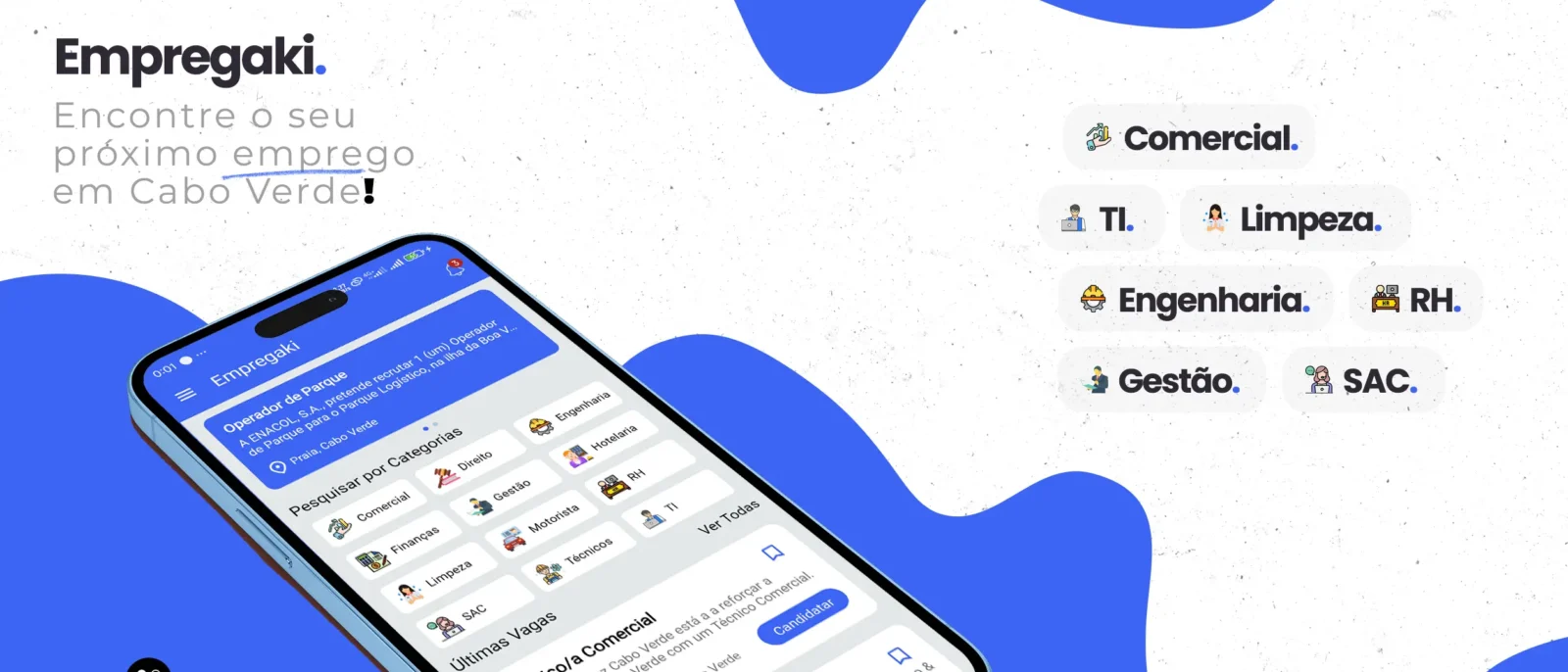 App Empregaki – Vagas Cabo Verde